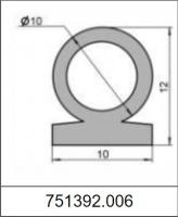 Профиль силиконовый 751392.006 Профиль силиконовый 751392.006